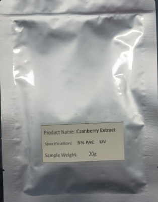 5% PAC Facial Beauty 80 Mesh Cranberry Extract Powder GMP/DML
