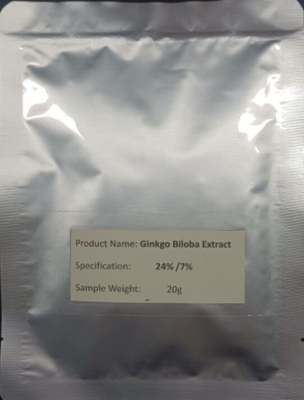 GMP Brown Ginkgo Biloba Extract 24%Flavonoids/7%lactones For Treat Cardiovascular