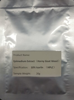 10% Icariin  CAS 56692-02-5 Epimedium Extract  honry Gort weed Extract GMP/DML Epimedium brevicornu Maxim. 、